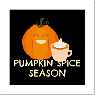 Pumpkin Spice and Everything Nice - Festive Fall Season Design To Show Your Love For Autumn Posters and Art